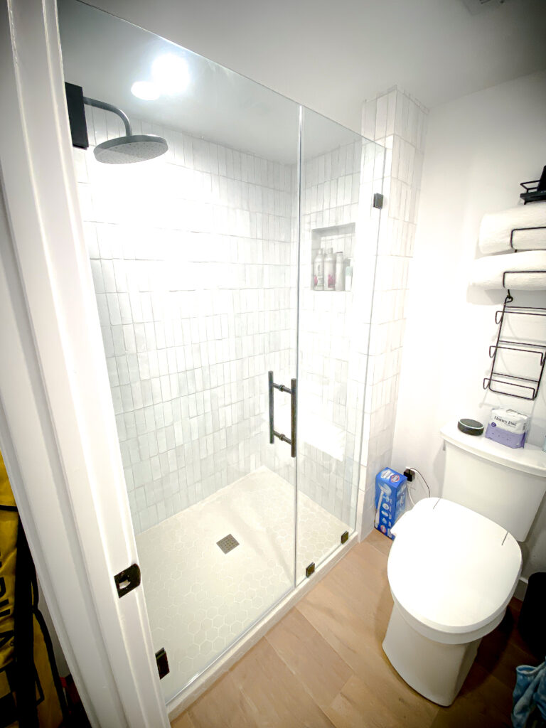 Hinged Frameless Shower Doors