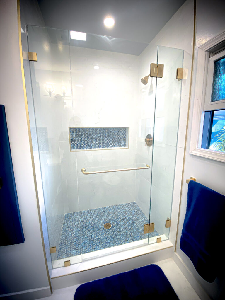 Hinged Frameless Shower Doors