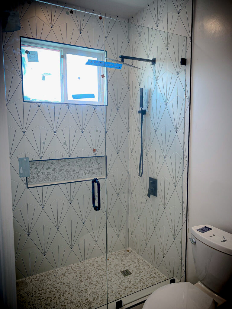 Hinged Frameless Shower Doors