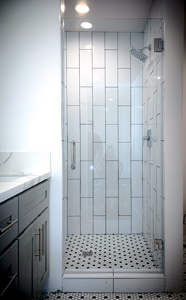 Hinged Frameless Shower Doors