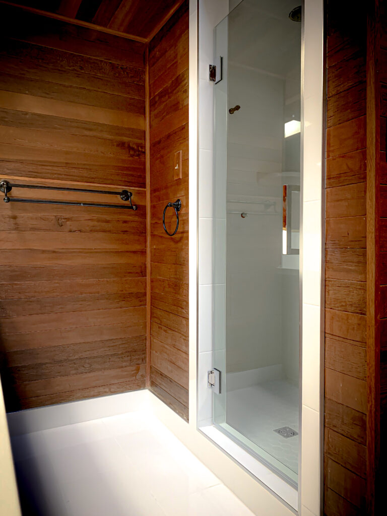 Hinged Frameless Shower Doors