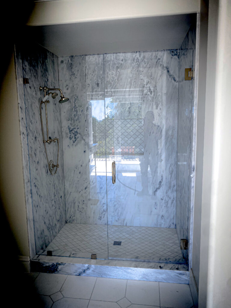 Hinged Frameless Shower Doors