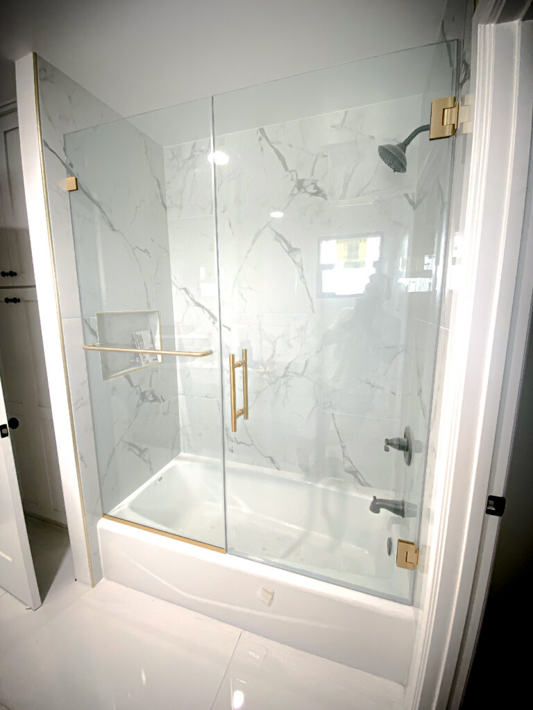 Hinged Frameless Shower Doors