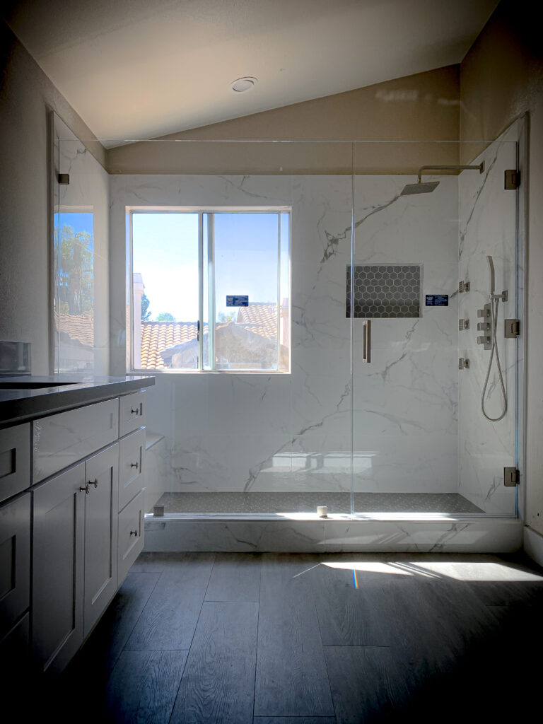 Hinged Frameless Shower Doors