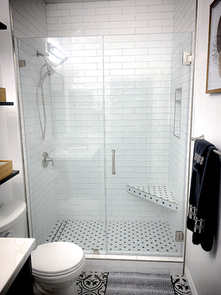 Hinged Frameless Shower Doors