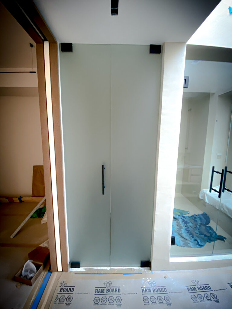 Hinged Frameless Shower Doors