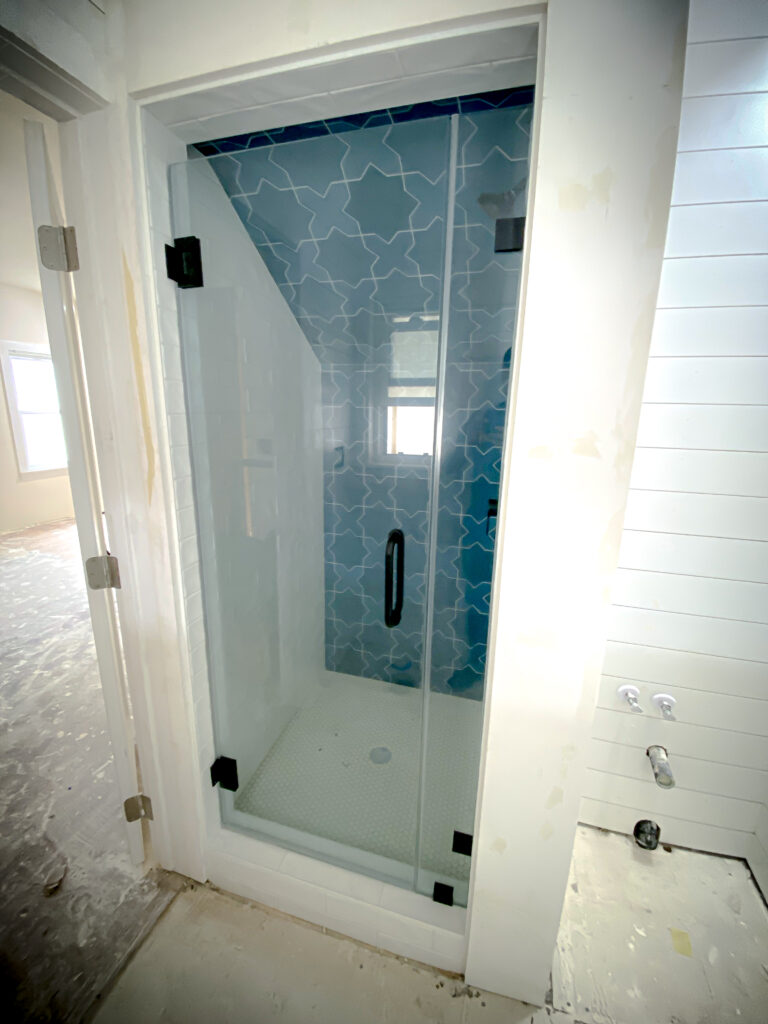 Hinged Frameless Shower Doors