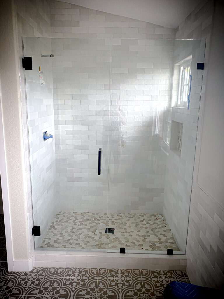 Hinged Frameless Shower Doors