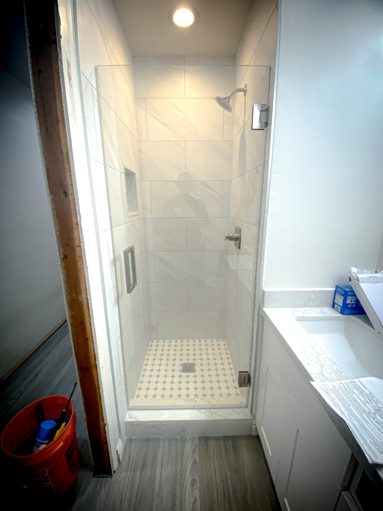 Hinged Frameless Shower Doors