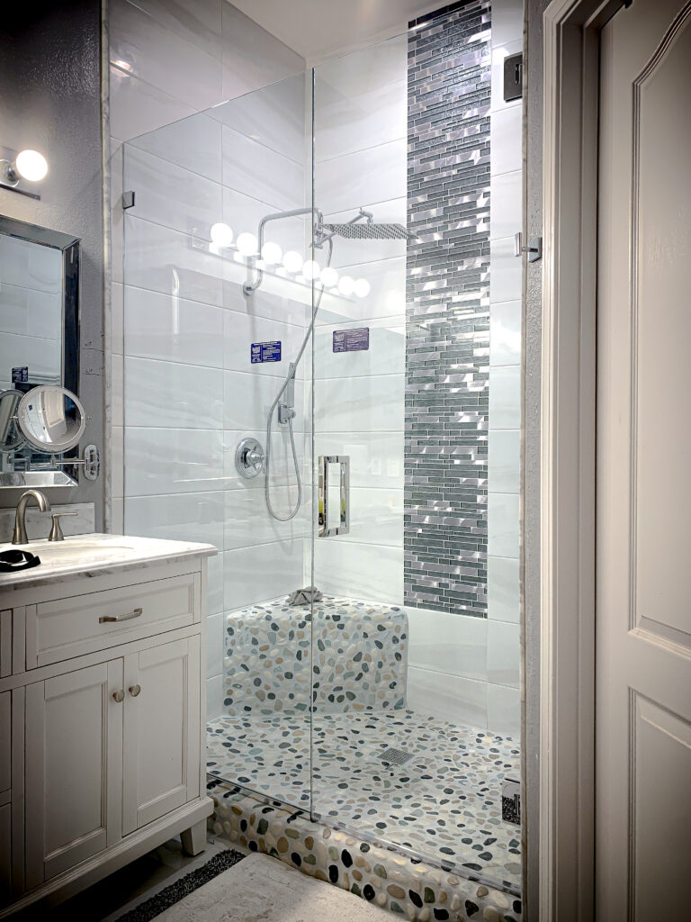 Hinged Frameless Shower Doors