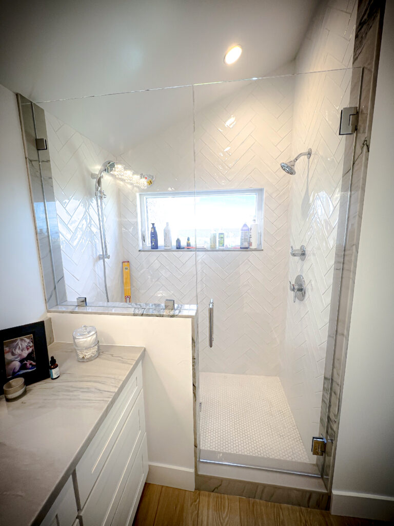 Hinged Frameless Shower Doors