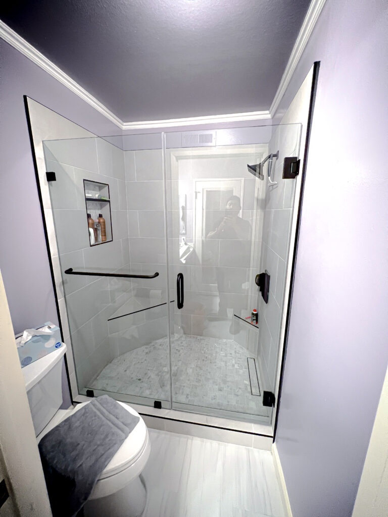 Hinged Frameless Shower Doors