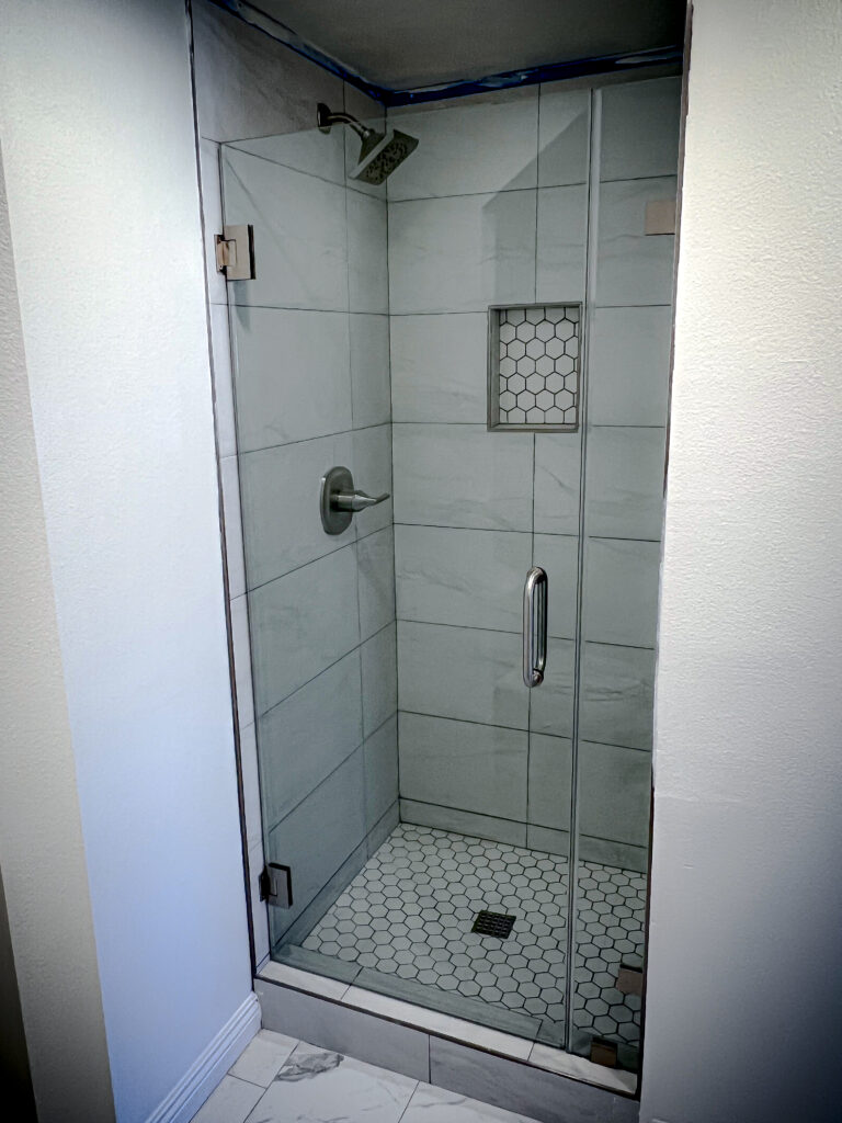 Hinged Frameless Shower Doors