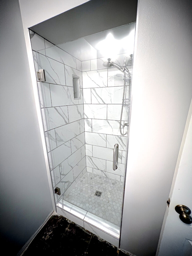 Hinged Frameless Shower Doors