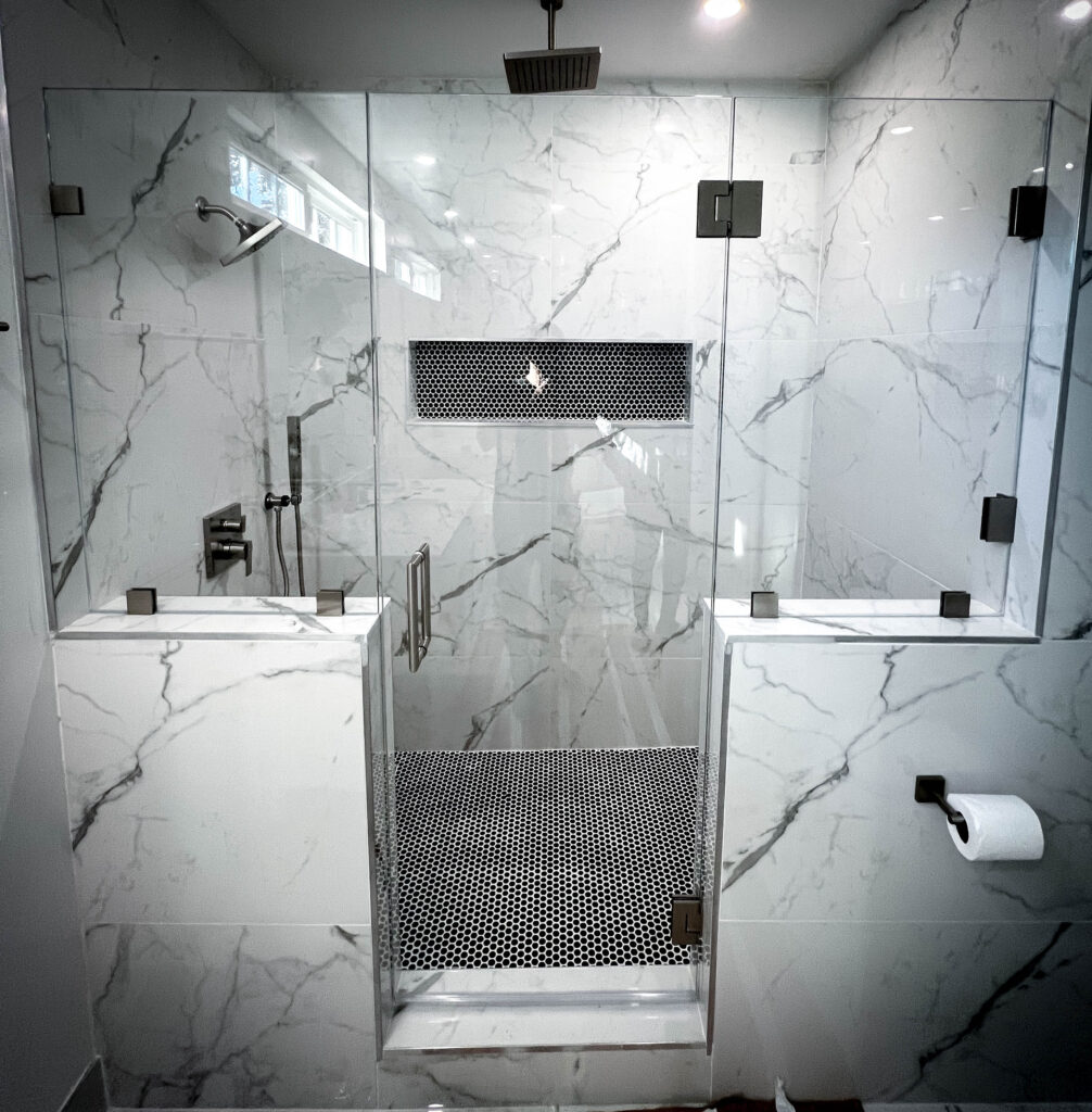 Hinged Frameless Shower Doors