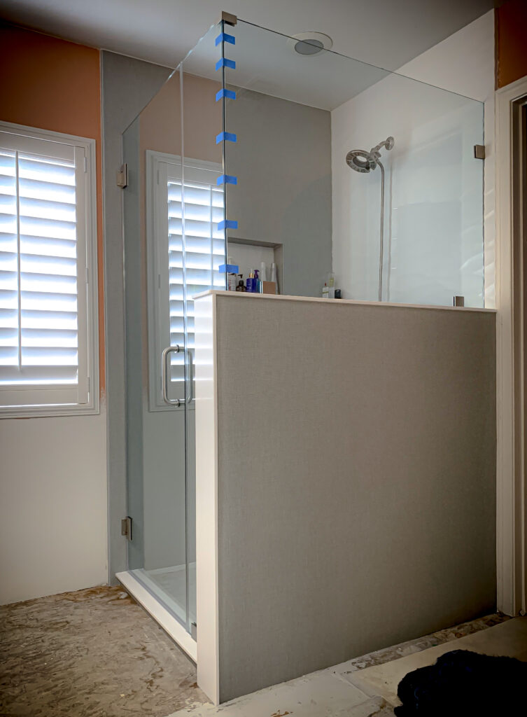 Hinged Frameless Shower Doors