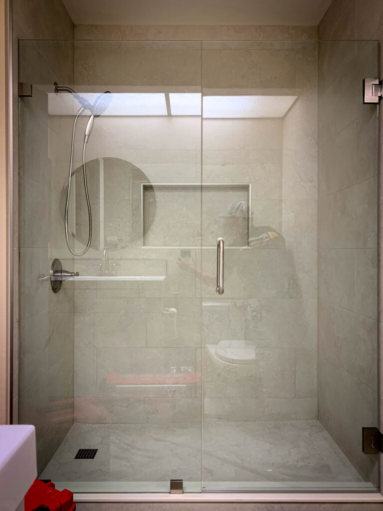 Hinged Frameless Shower Doors