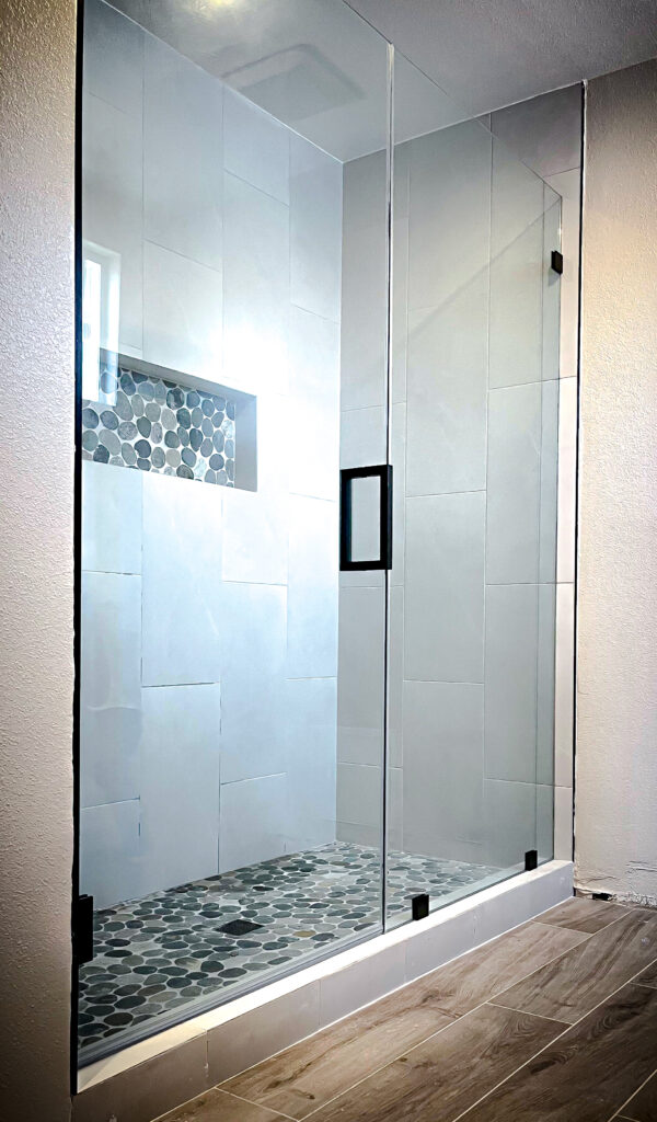 Hinged Frameless Shower Doors