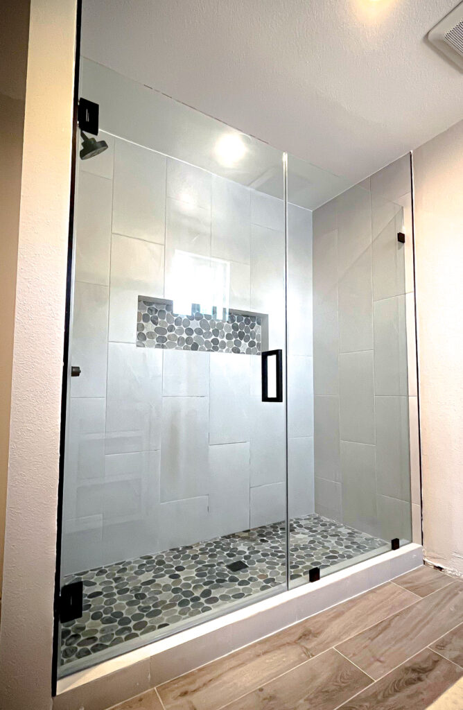 Hinged Frameless Shower Doors