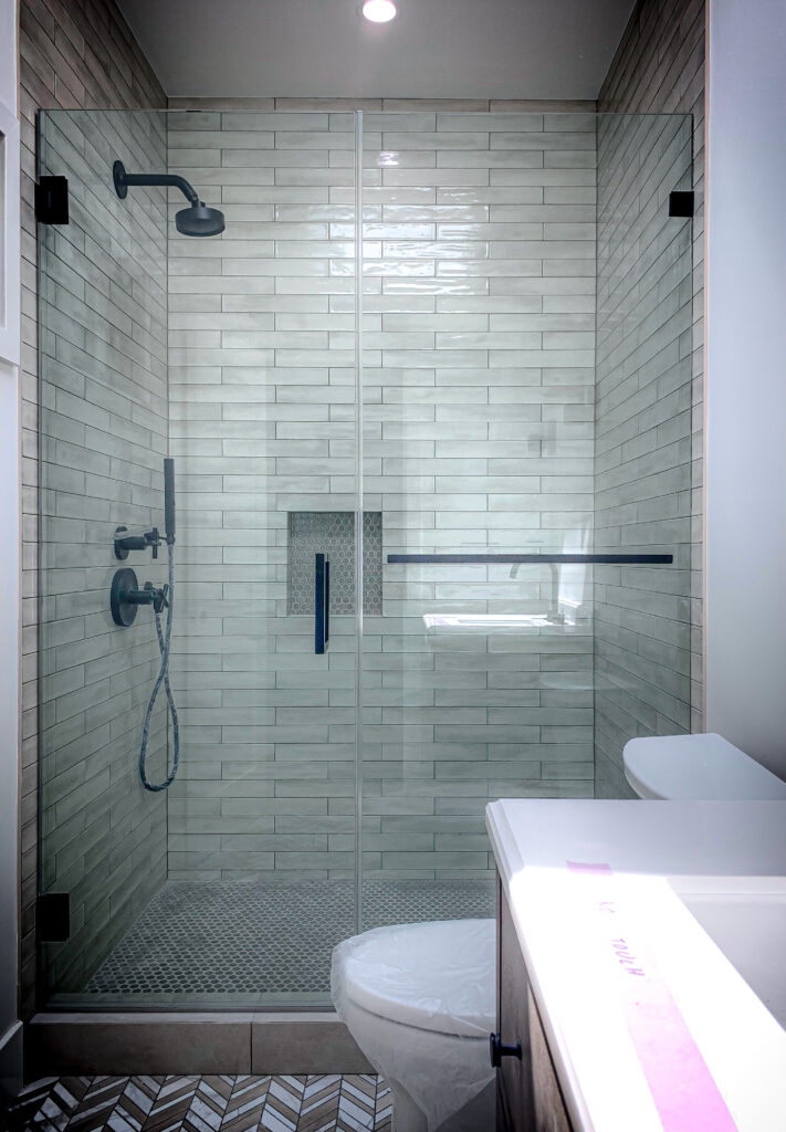 Hinged Frameless Shower Doors